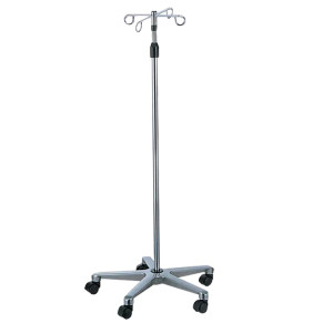  Asta porta flebo in acciaio