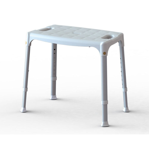 Sgabello da doccia regolabile con maniglie