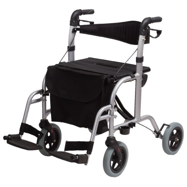 Rollator doppia funzione (rollator e sedia da...