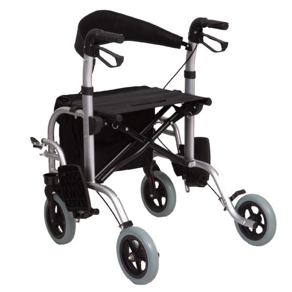 Rollator doppia funzione (rollator e sedia da...