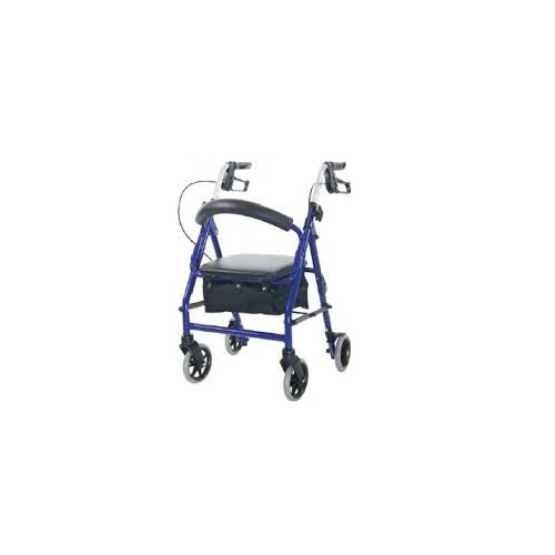 Deambualtore Rollator a dimensioni ridotte con sedile imbottito e cestello  Termigea RO23J