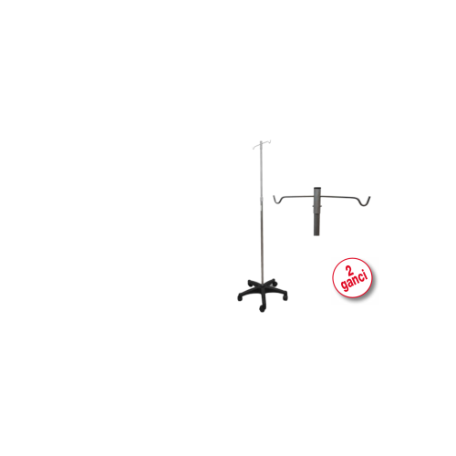 Asta porta-flebo a 2 o 4 ganci - Termigea AS1