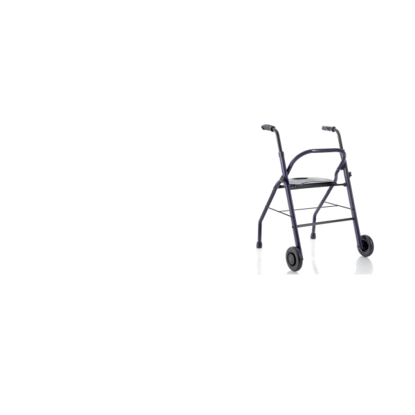 Rollator pieghevole in acciao verniciato - 2...