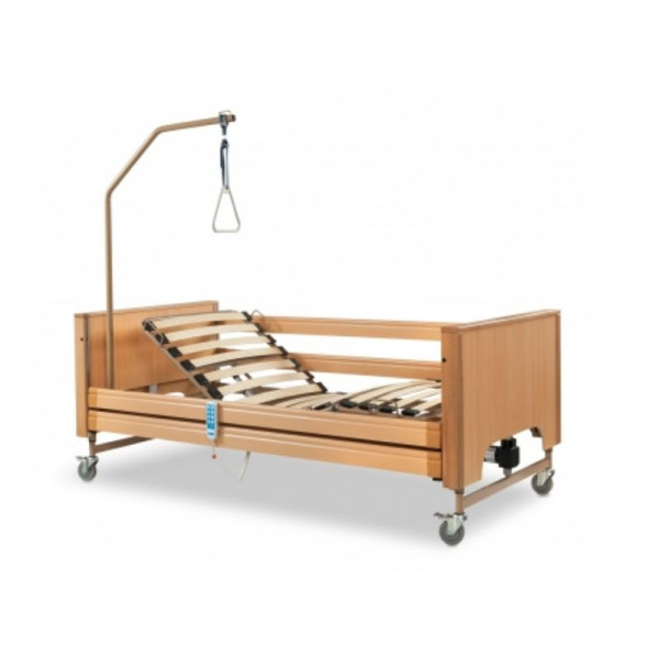 Letto elettrico elevabile completo in legno per...