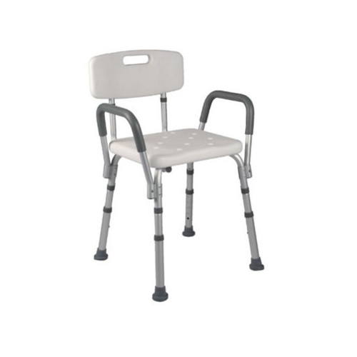 Sedile da doccia con schienale e braccioli estraibili - Termigea BA44