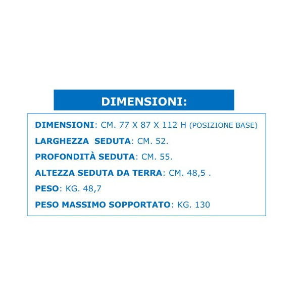 Poltrona Relax Benessere per Anziani con...