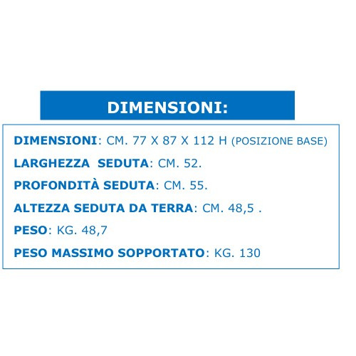 Poltrona Relax Benessere per Anziani con Alzapersona Elettrica, 2 Motori e Braccioli Estraibili – Detraibile