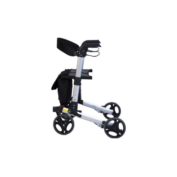 Rollator pieghevole in alluminio con sedile e...