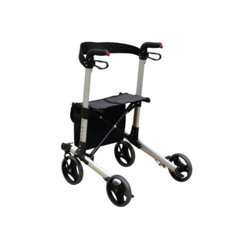 Rollator pieghevole in alluminio con sedile e borsa - Termigea RO14