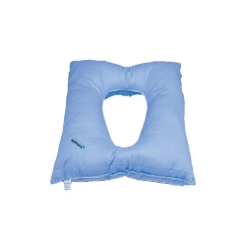 Cuscino con foro centrale in fibra cava siliconata