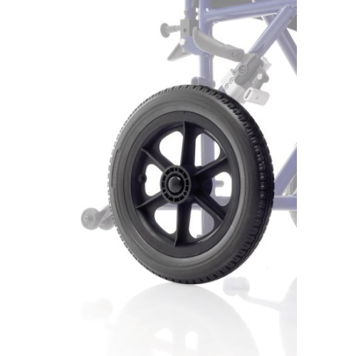 Ruote posteriore in pu ø 30cm - quik release - paio