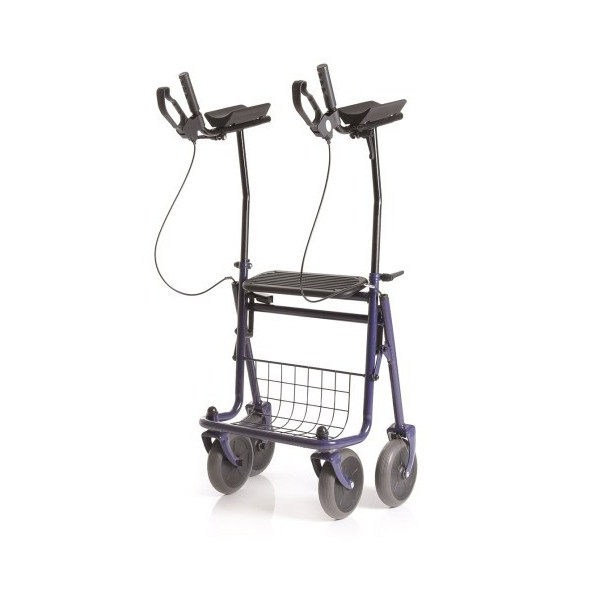 Rollator pieghevole in acciao verniciato - 4...