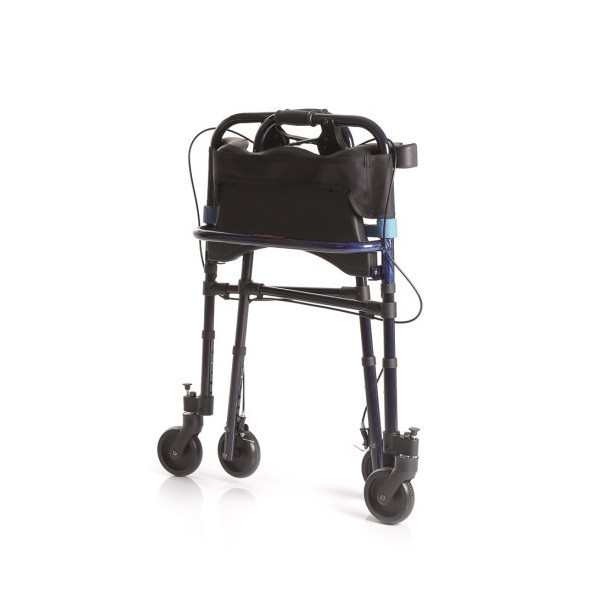 Rollator pieghevole in alluminio verniciato con...