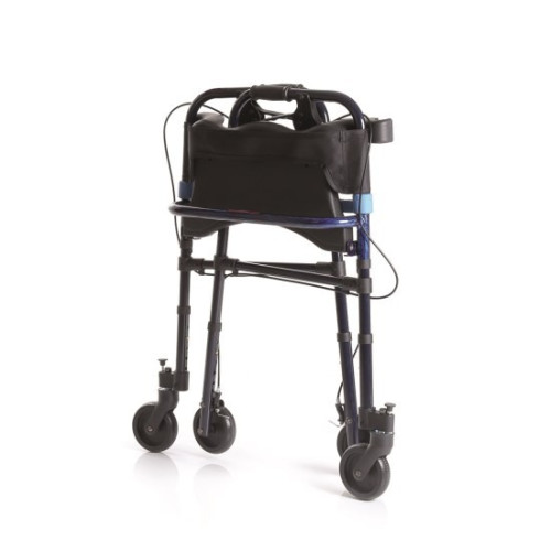 Rollator pieghevole in alluminio verniciato con 2 leve