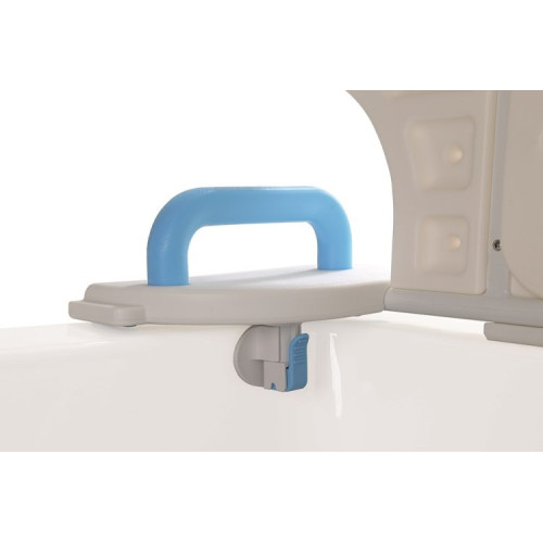 Sedile per vasca da bagno dotato di fermi antiscivolo per proteggere la vasca da bagno. SES