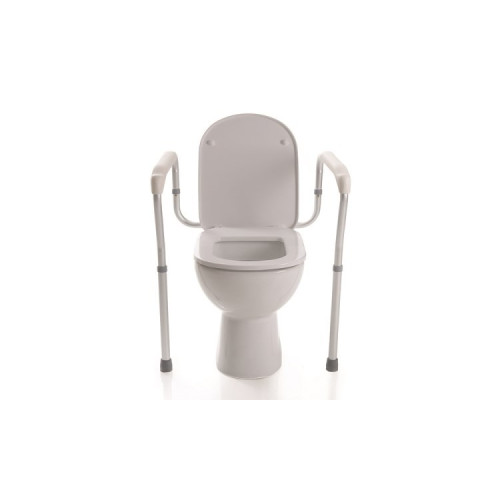 Sostegno per wc regolabile in altezza - alluminio anodizzato