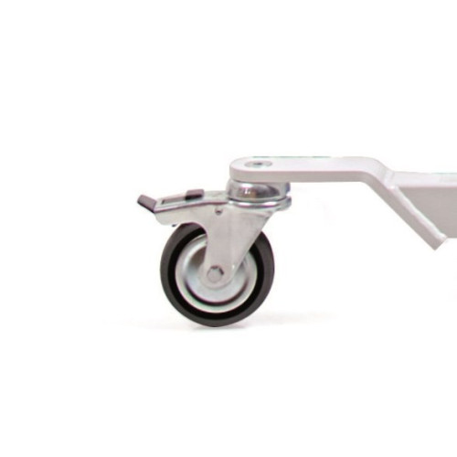 Ruota con freno sollevamalati