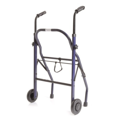 Rollator pieghevole in acciao verniciato - 2 ruote - poseidon