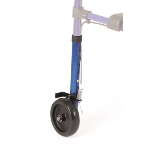 Gamba e ruota piroettante posteriore per rp 751 - paio