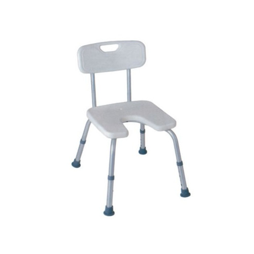 Sedile da doccia con schienale ed incavo - Termigea BA30