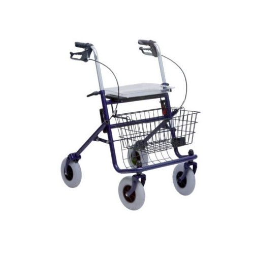 Rollator per deambulazione con sistema frenante, quattro ruote, pieghevole - Termigea RO6