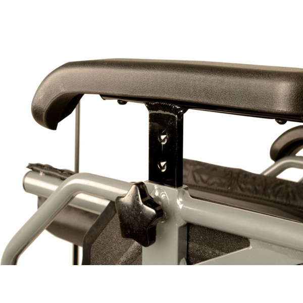 Carrozzina king alluminio - seduta 46 cm -...