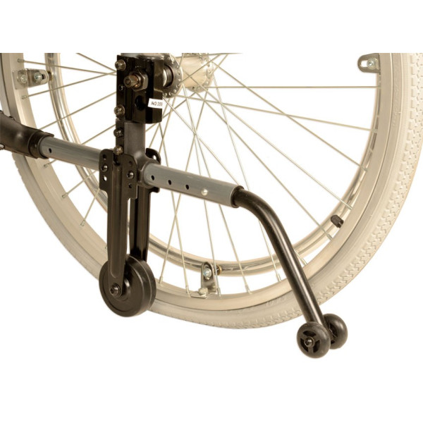 Carrozzina king alluminio - seduta 46 cm -...