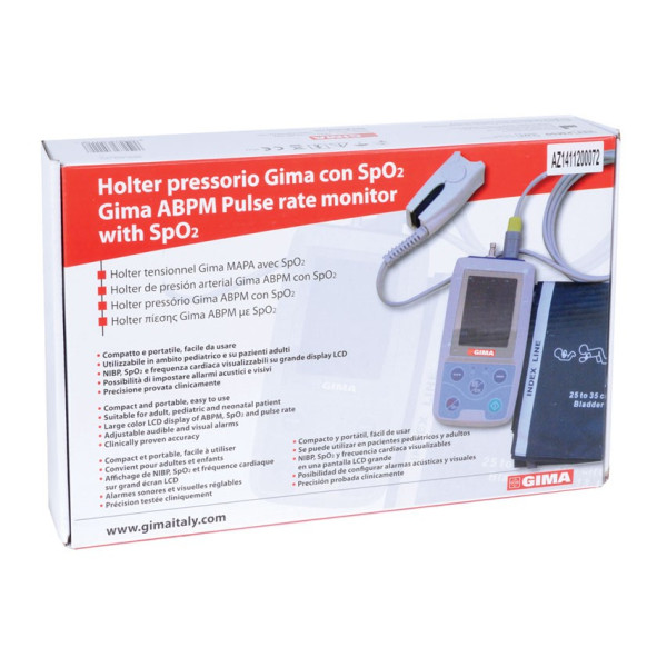 Holter pressorio gima 24 ore + spo2 con software