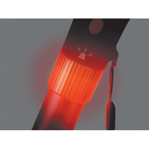 Bastone con luce di sicurezza - modello da uomo - colore nero