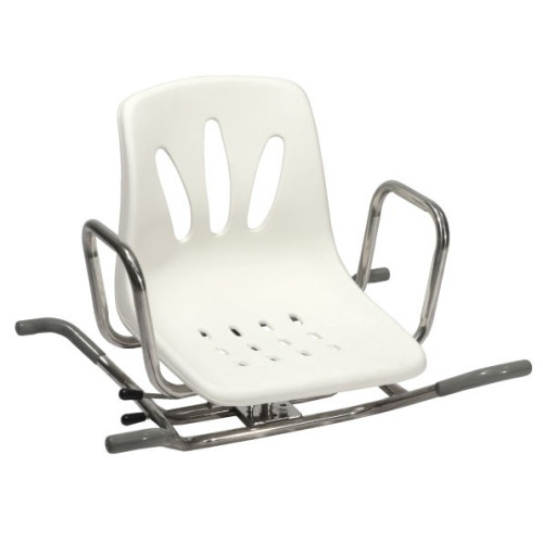 Sedia girevole in acciaio inox per vasca da bagno - Termigea BA28